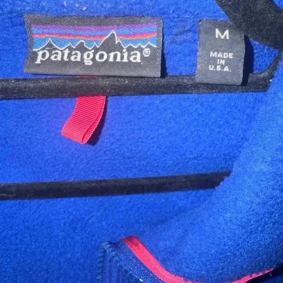 VTG 90s Patagonia Deep Pile Retro X Full Zip Cardigan Jacket Made in USA‎ Medium - Picture 3 of 3